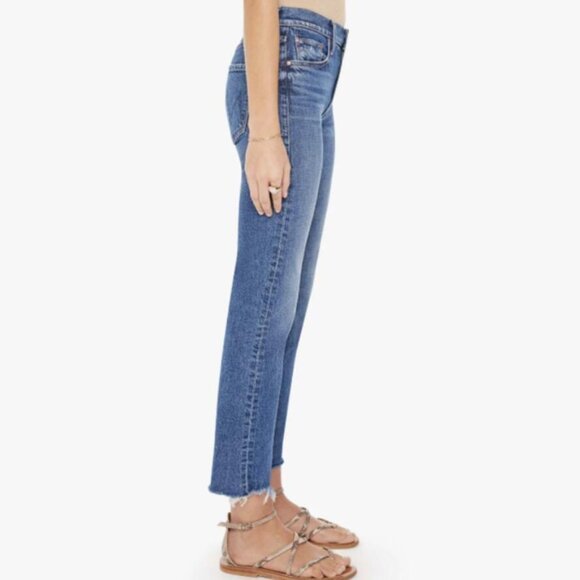 MOTHER Rider Mid Rise Ankle Jeans in Local Charm Brand new with Tag - Picture 2 of 4